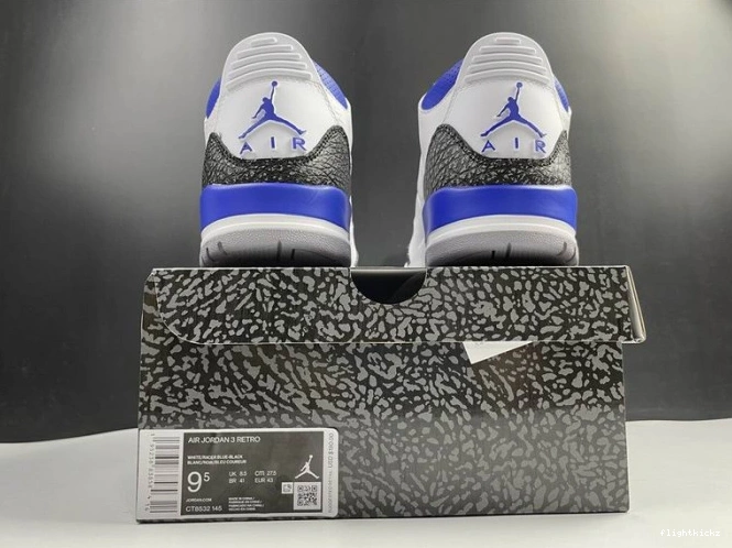 Racer CT8532-145 Jordan 3 Blue Air 1105